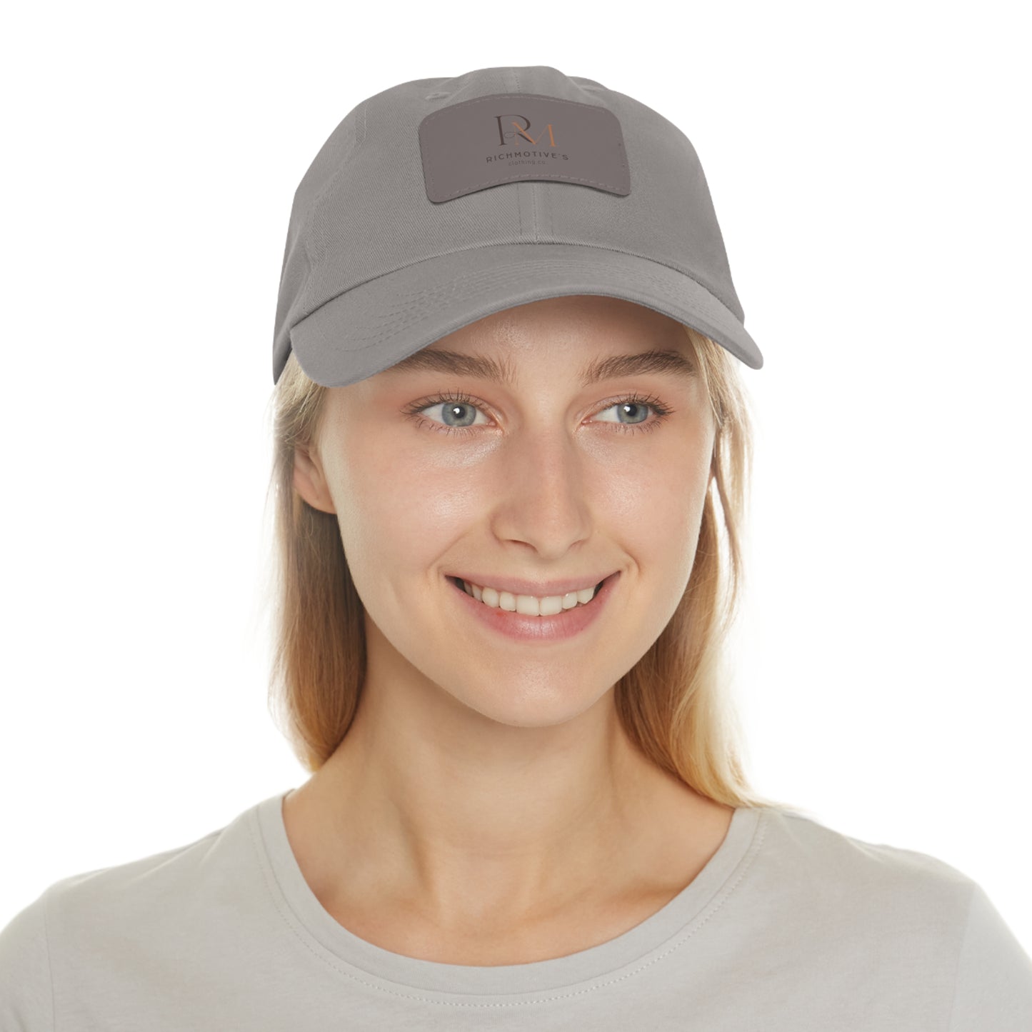 Stylish Dad Hat with Leather Patch - Rich Motives