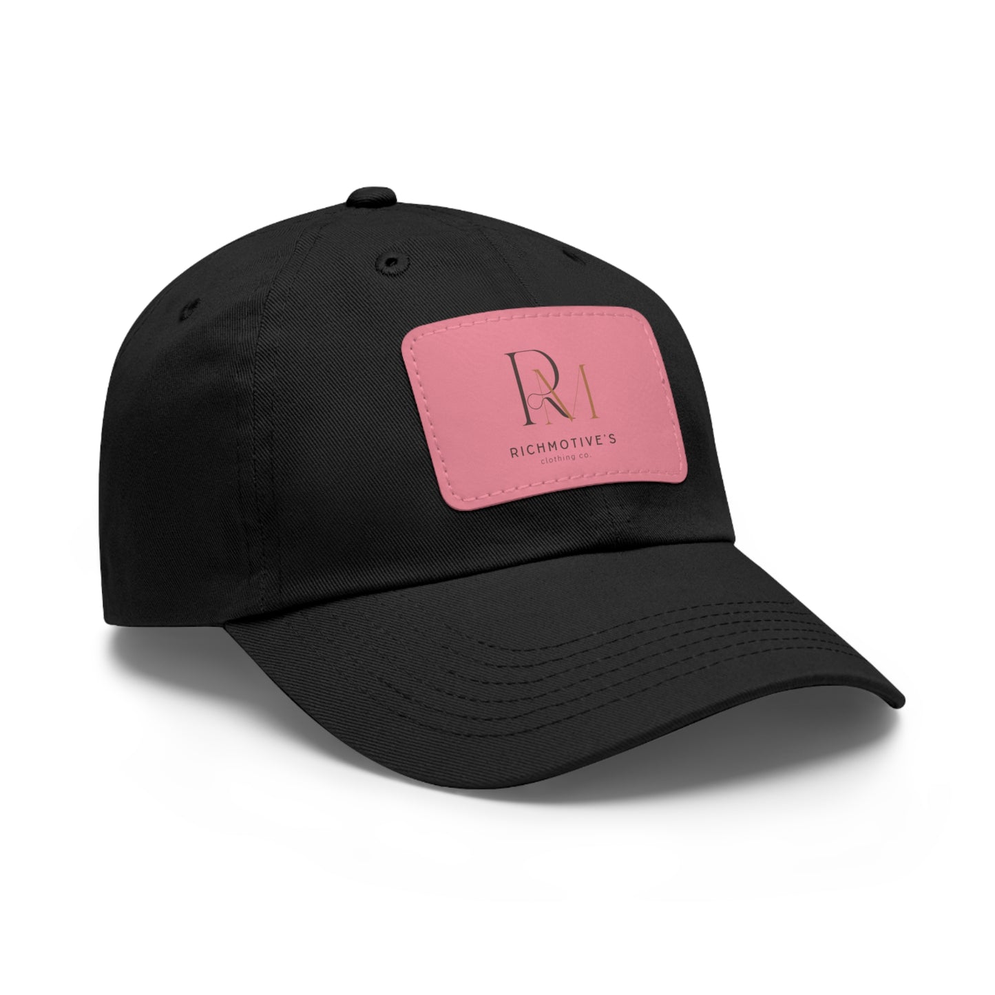 Stylish Dad Hat with Leather Patch - Rich Motives