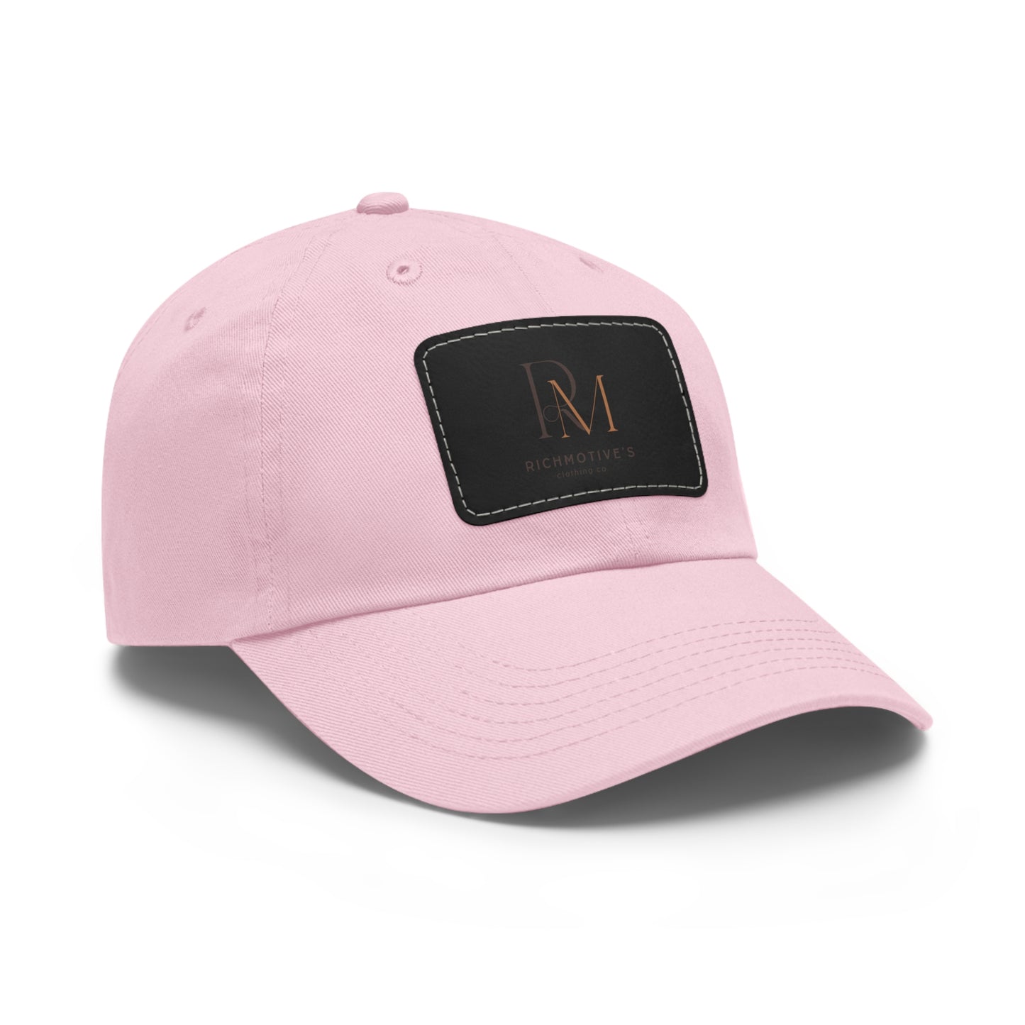 Stylish Dad Hat with Leather Patch - Rich Motives