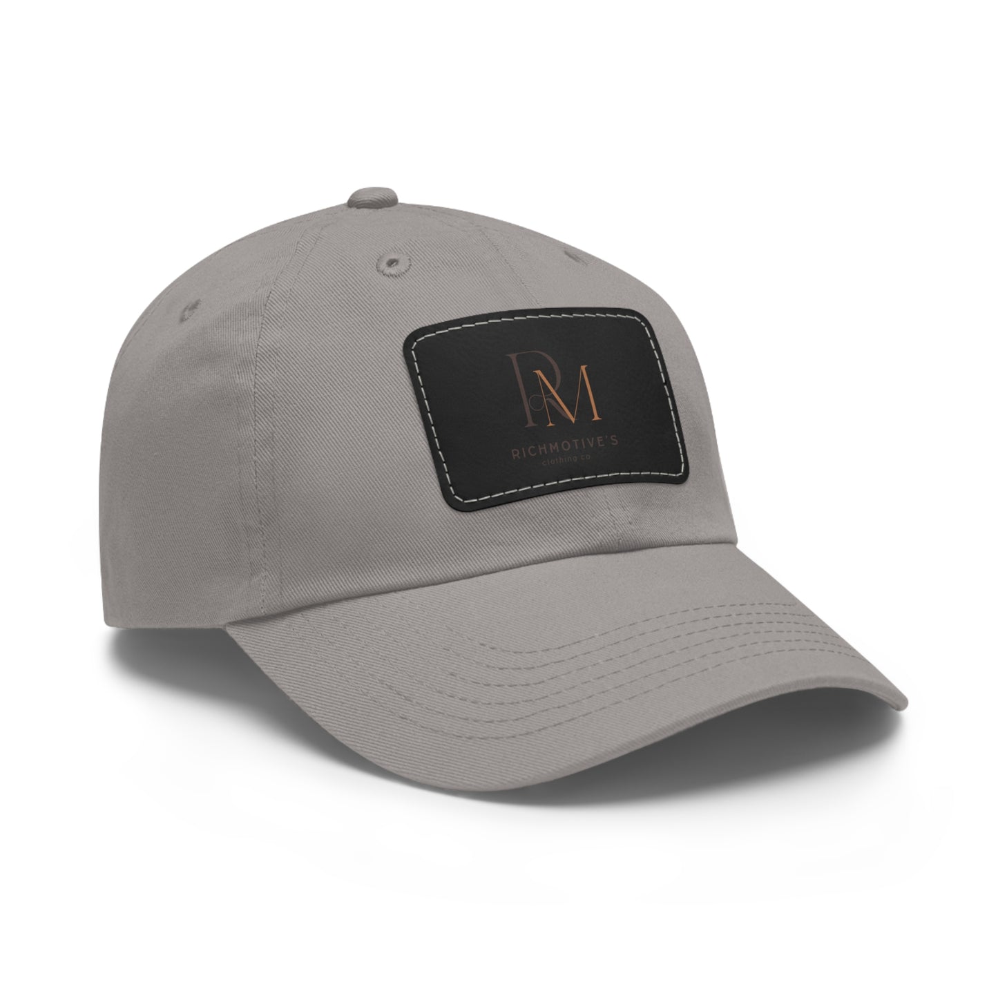 Stylish Dad Hat with Leather Patch - Rich Motives