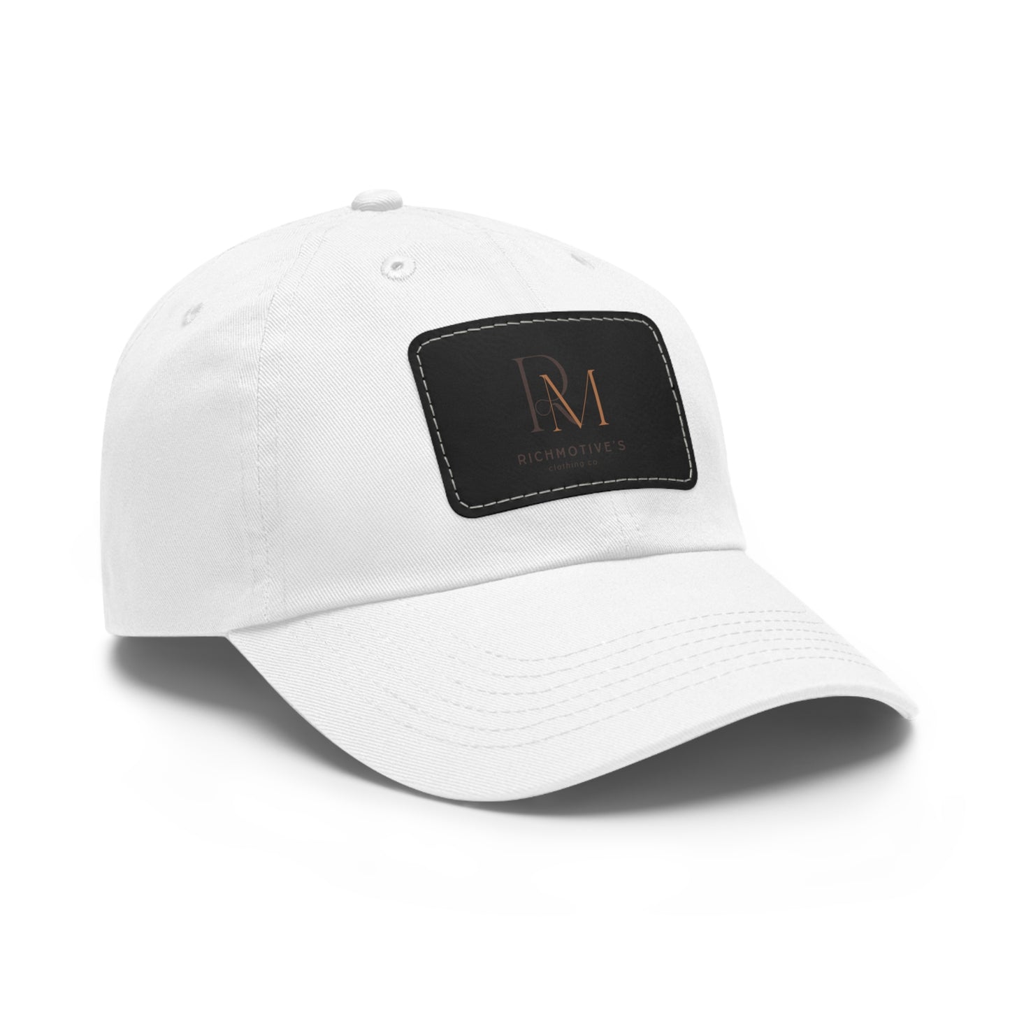 Stylish Dad Hat with Leather Patch - Rich Motives