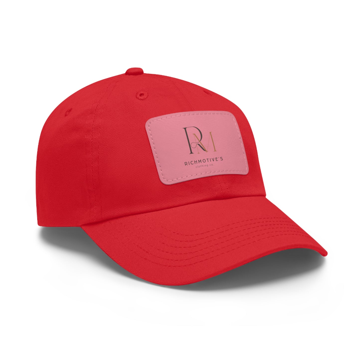 Stylish Dad Hat with Leather Patch - Rich Motives