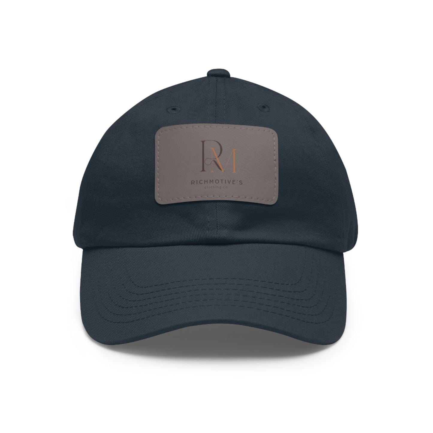 Stylish Dad Hat with Leather Patch - Rich Motives