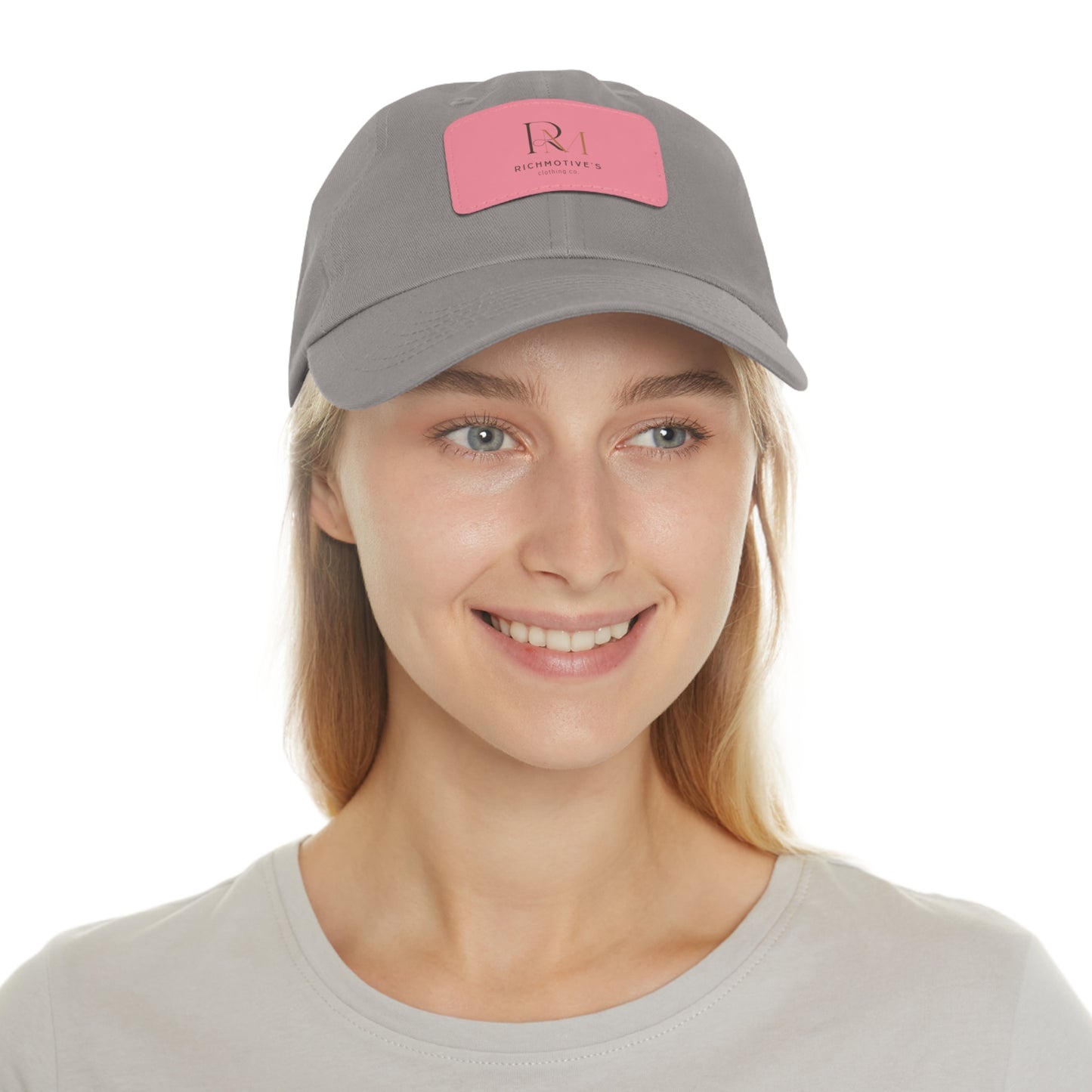 Stylish Dad Hat with Leather Patch - Rich Motives