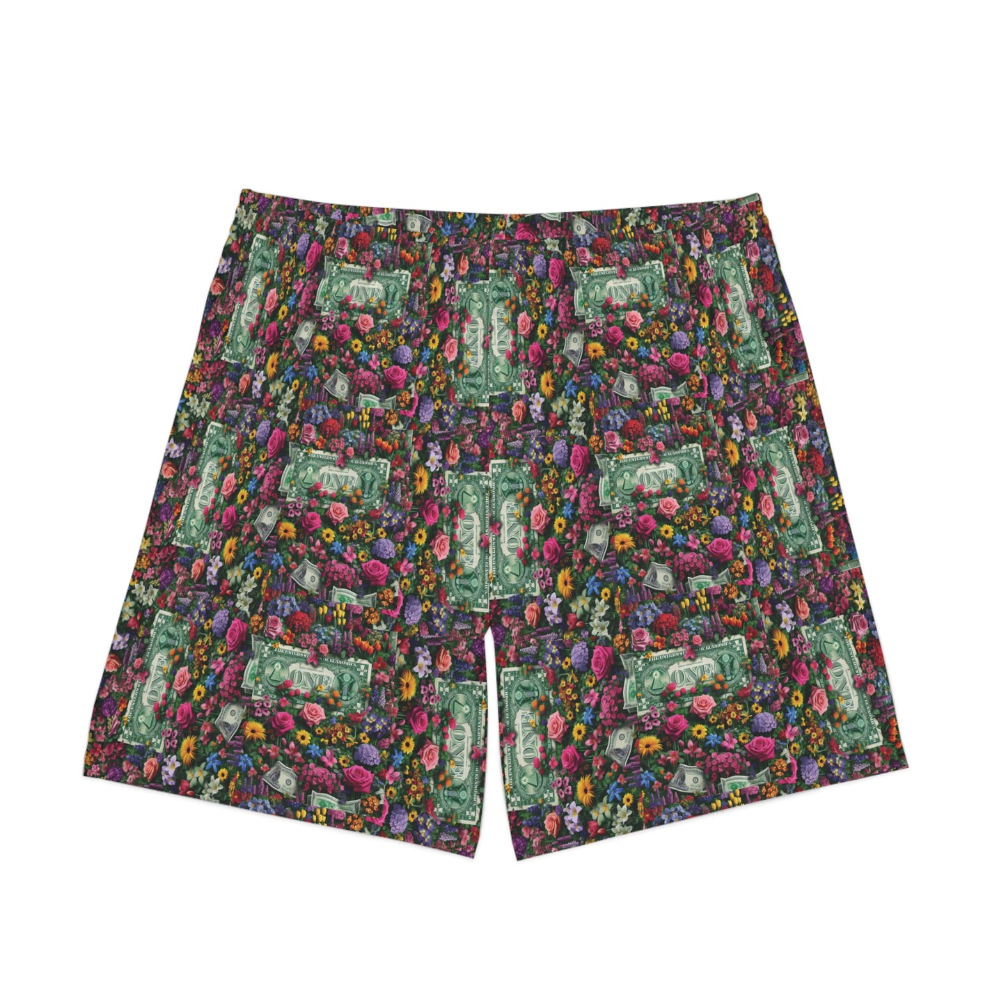 Vibrant Floral richmotives Elastic Beach Shorts - Perfect for Summer Fun and Relaxation