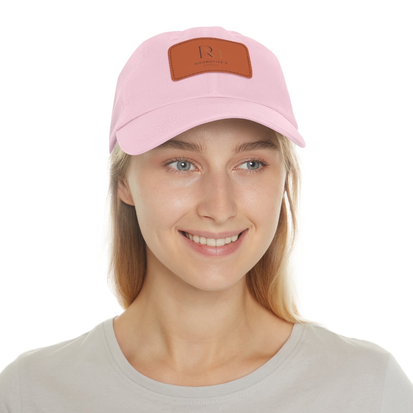 Stylish Dad Hat with Leather Patch - Rich Motives