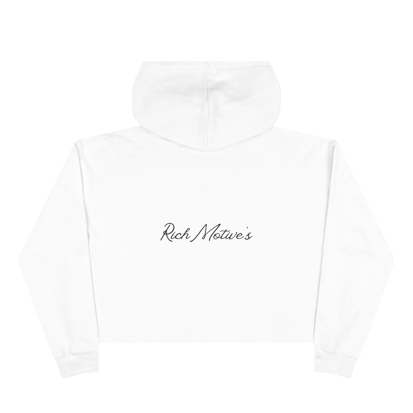 Rich Motive's Artistic Crop Hoodie - Stylish, Casual & Unique