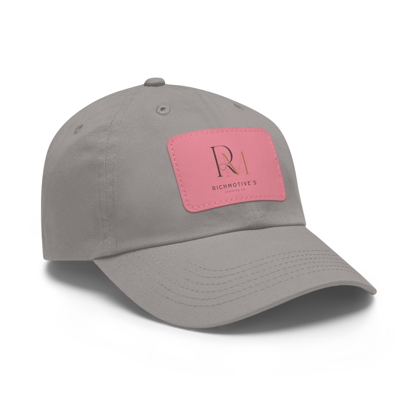 Stylish Dad Hat with Leather Patch - Rich Motives