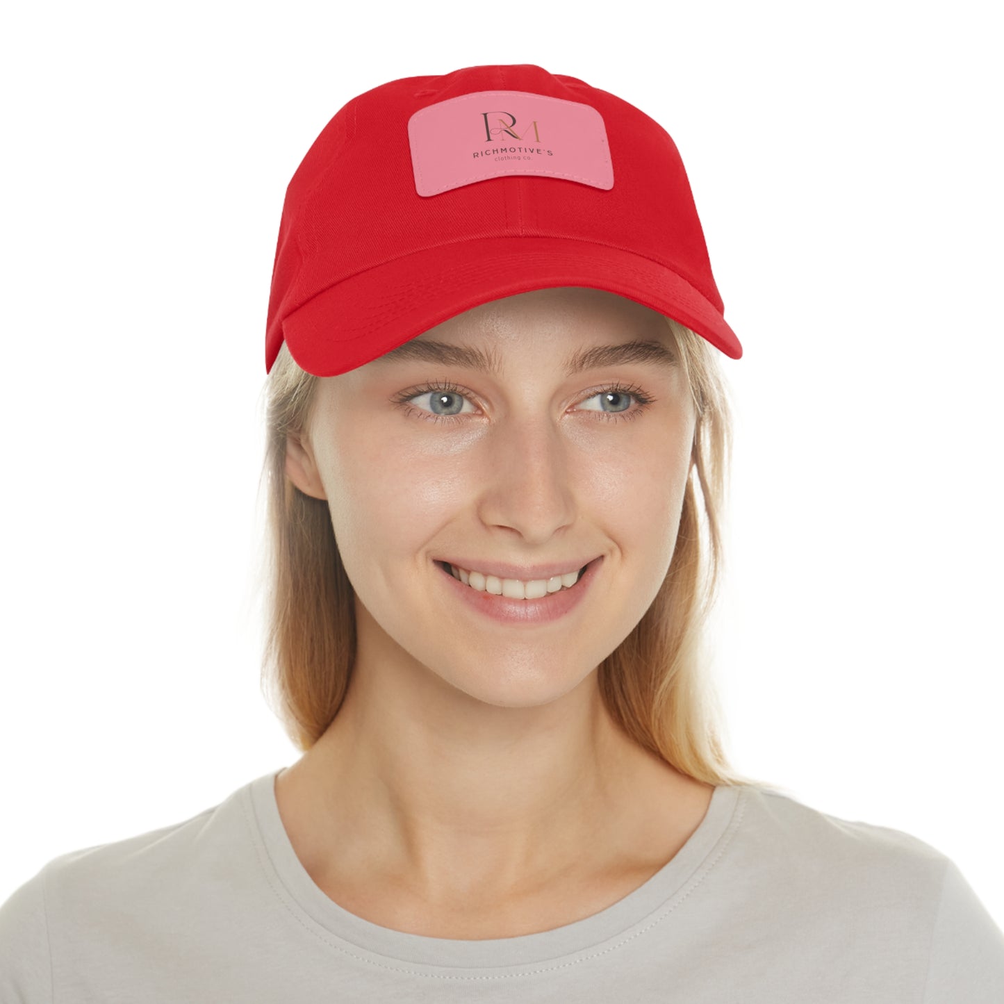 Stylish Dad Hat with Leather Patch - Rich Motives