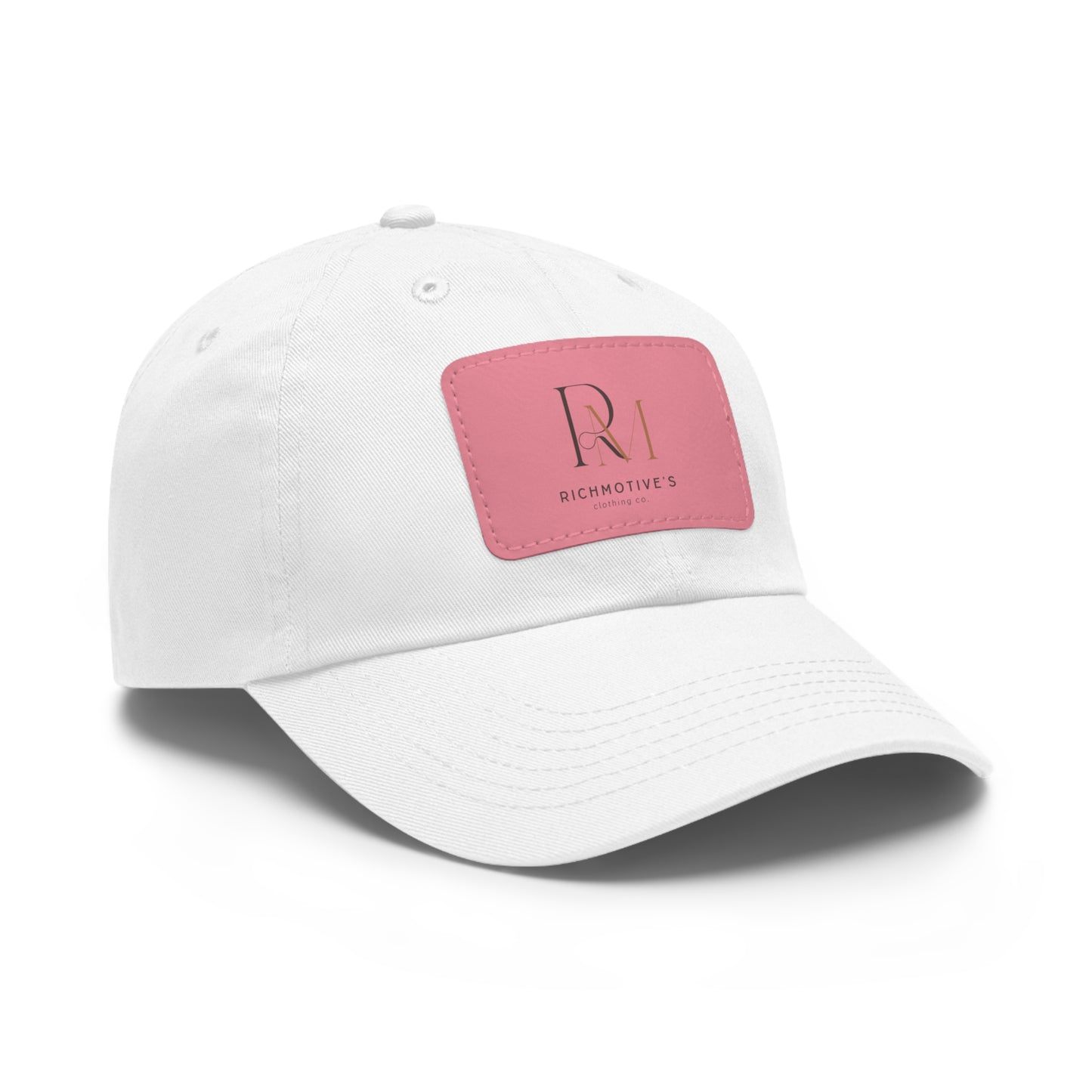 Stylish Dad Hat with Leather Patch - Rich Motives