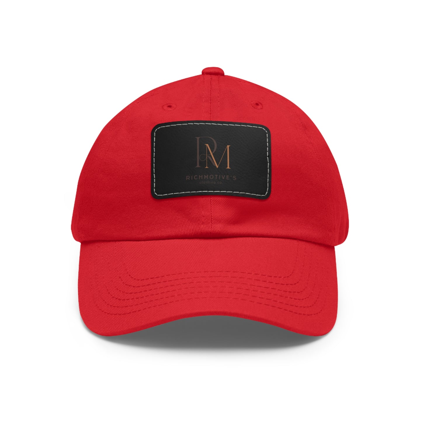 Stylish Dad Hat with Leather Patch - Rich Motives