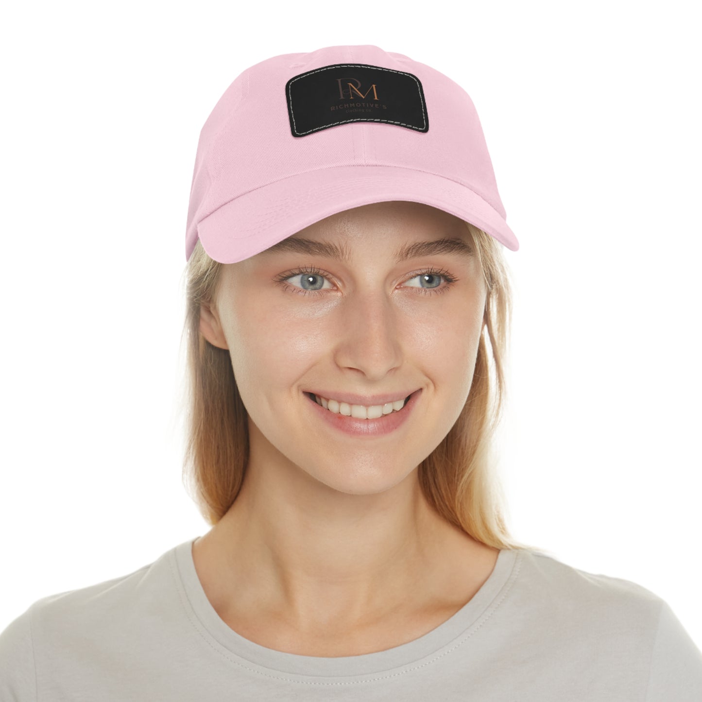 Stylish Dad Hat with Leather Patch - Rich Motives