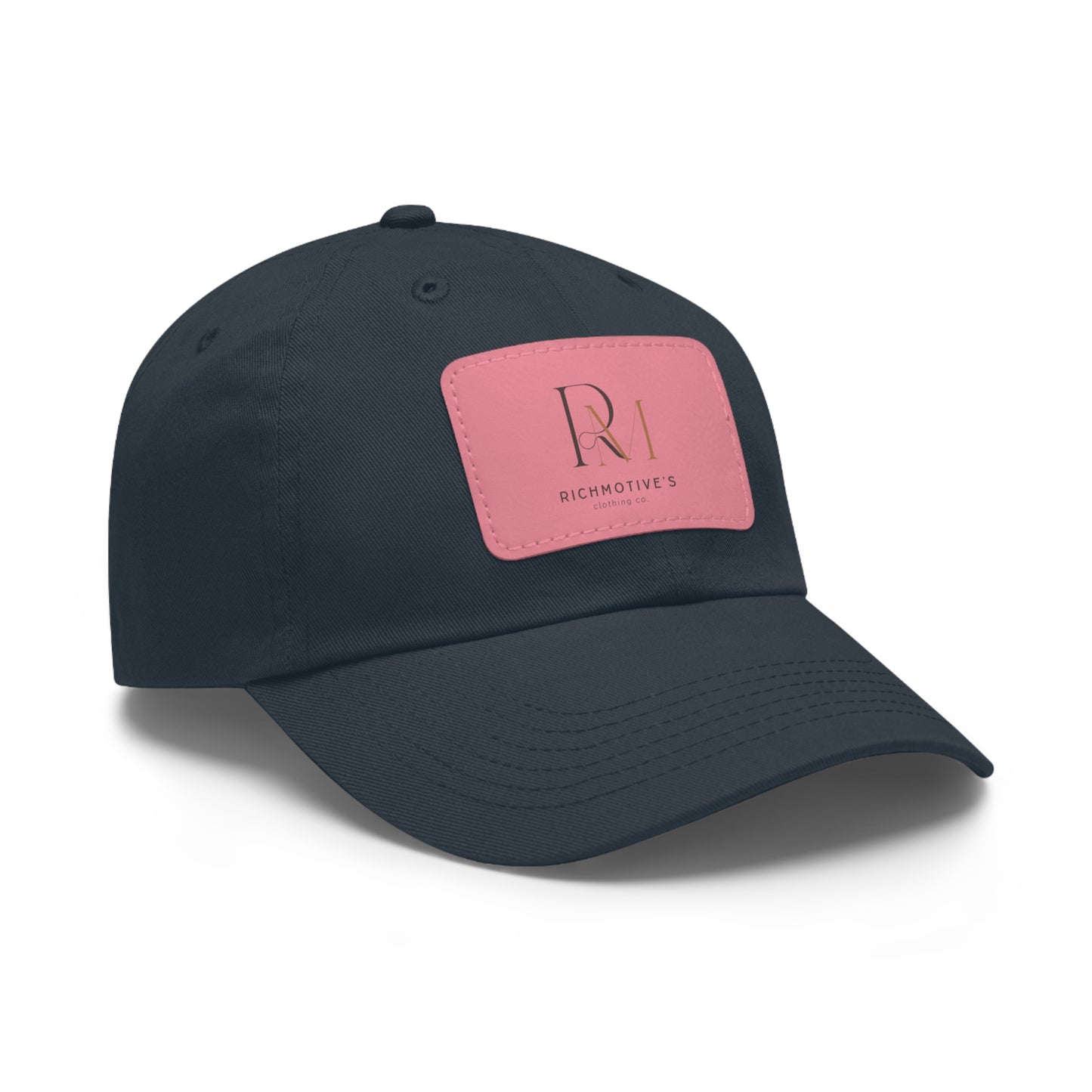 Stylish Dad Hat with Leather Patch - Rich Motives