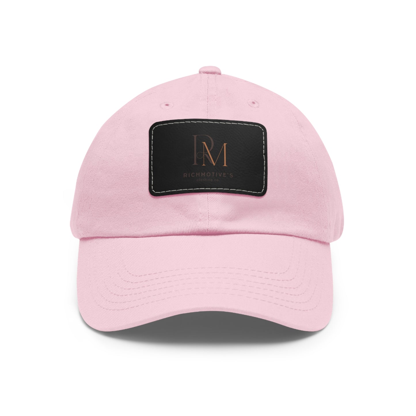 Stylish Dad Hat with Leather Patch - Rich Motives