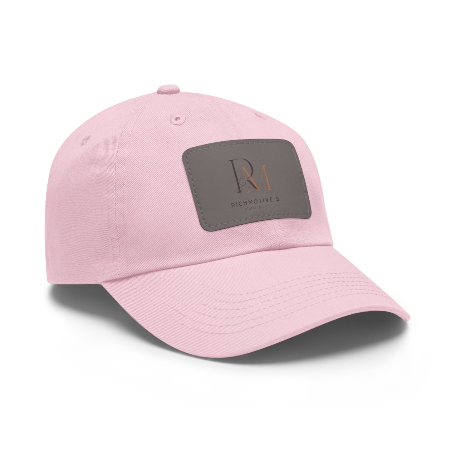 Stylish Dad Hat with Leather Patch - Rich Motives