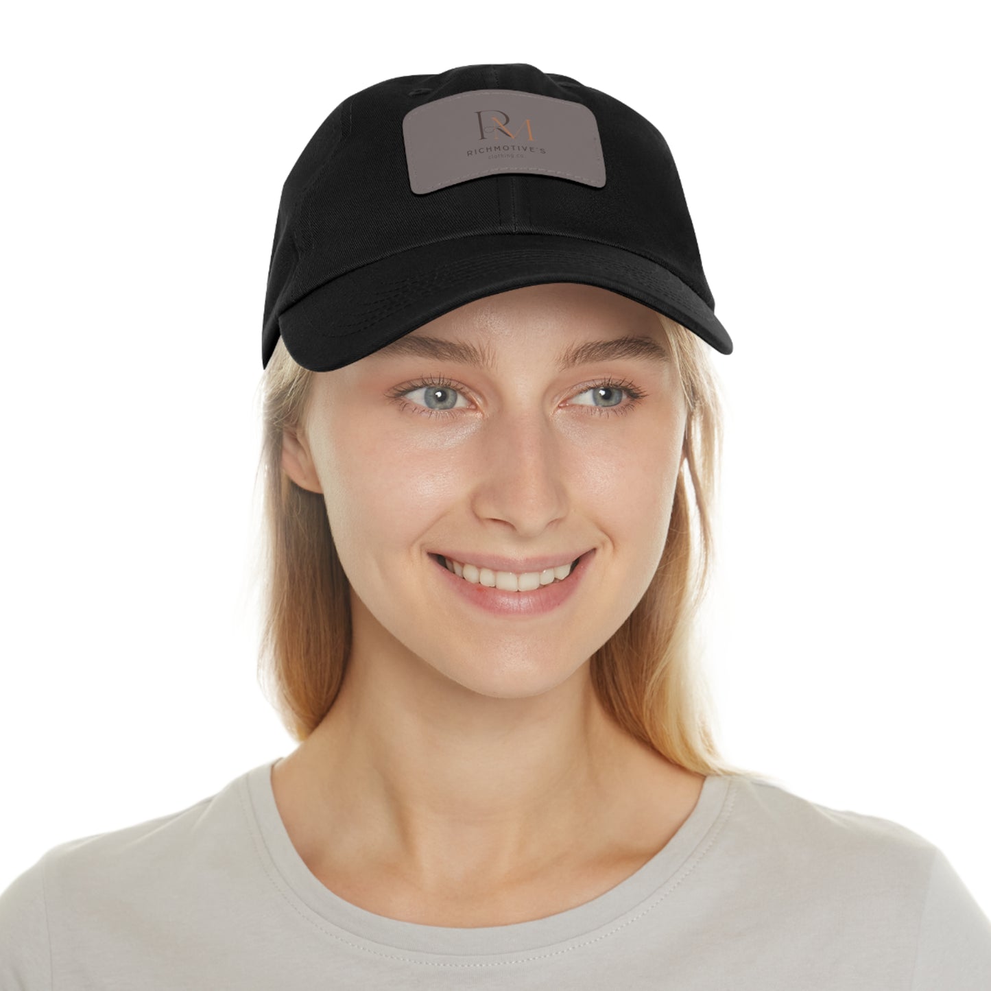 Stylish Dad Hat with Leather Patch - Rich Motives