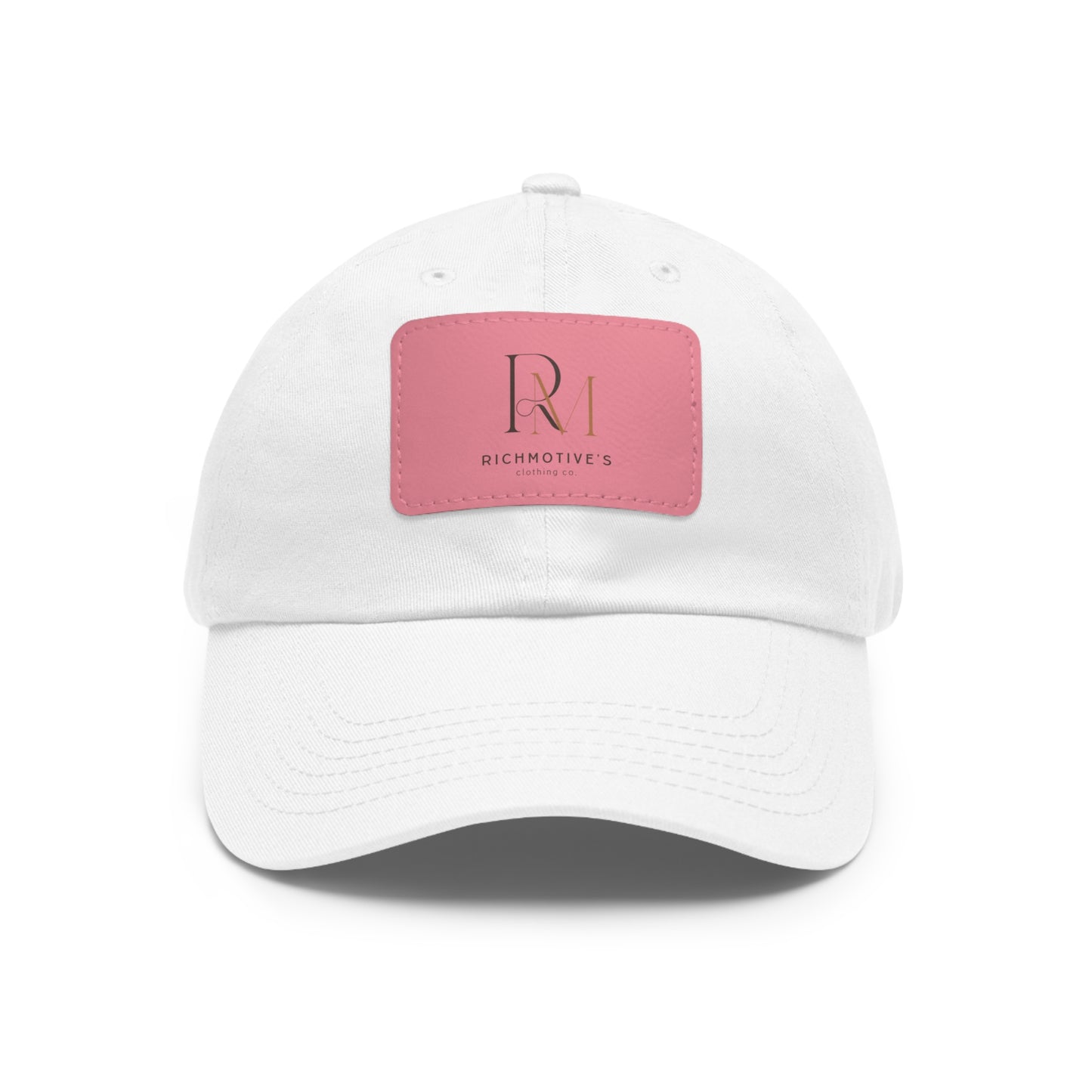 Stylish Dad Hat with Leather Patch - Rich Motives