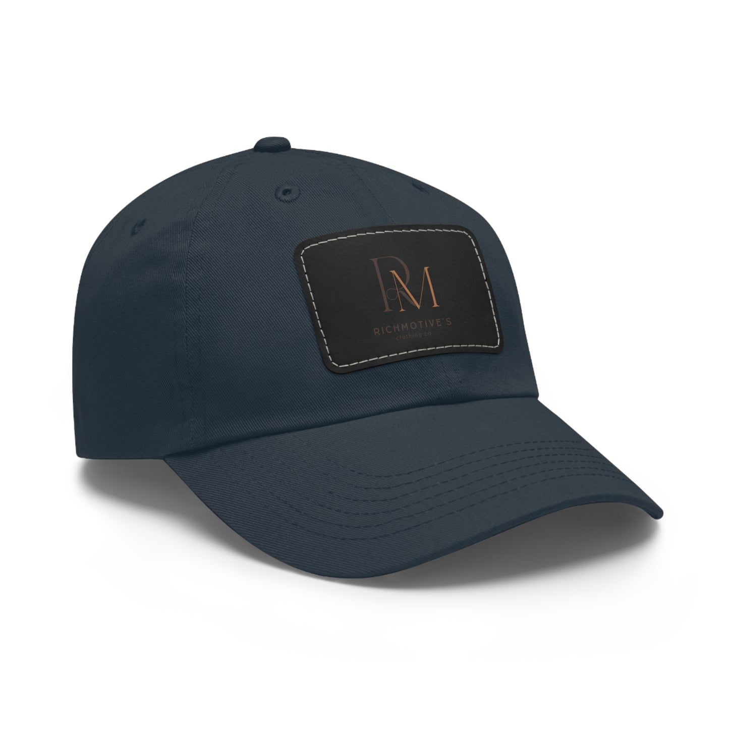 Stylish Dad Hat with Leather Patch - Rich Motives