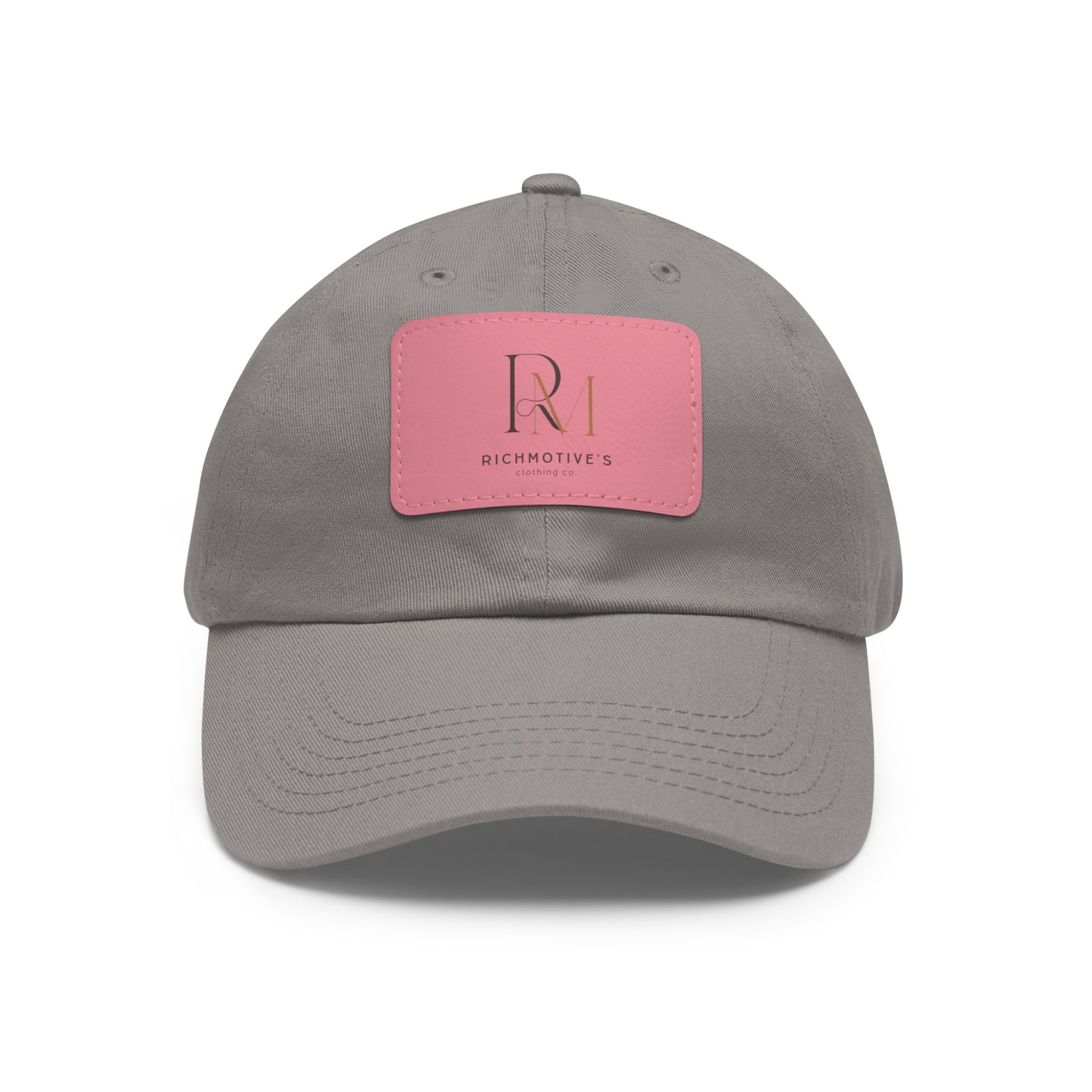 Stylish Dad Hat with Leather Patch - Rich Motives