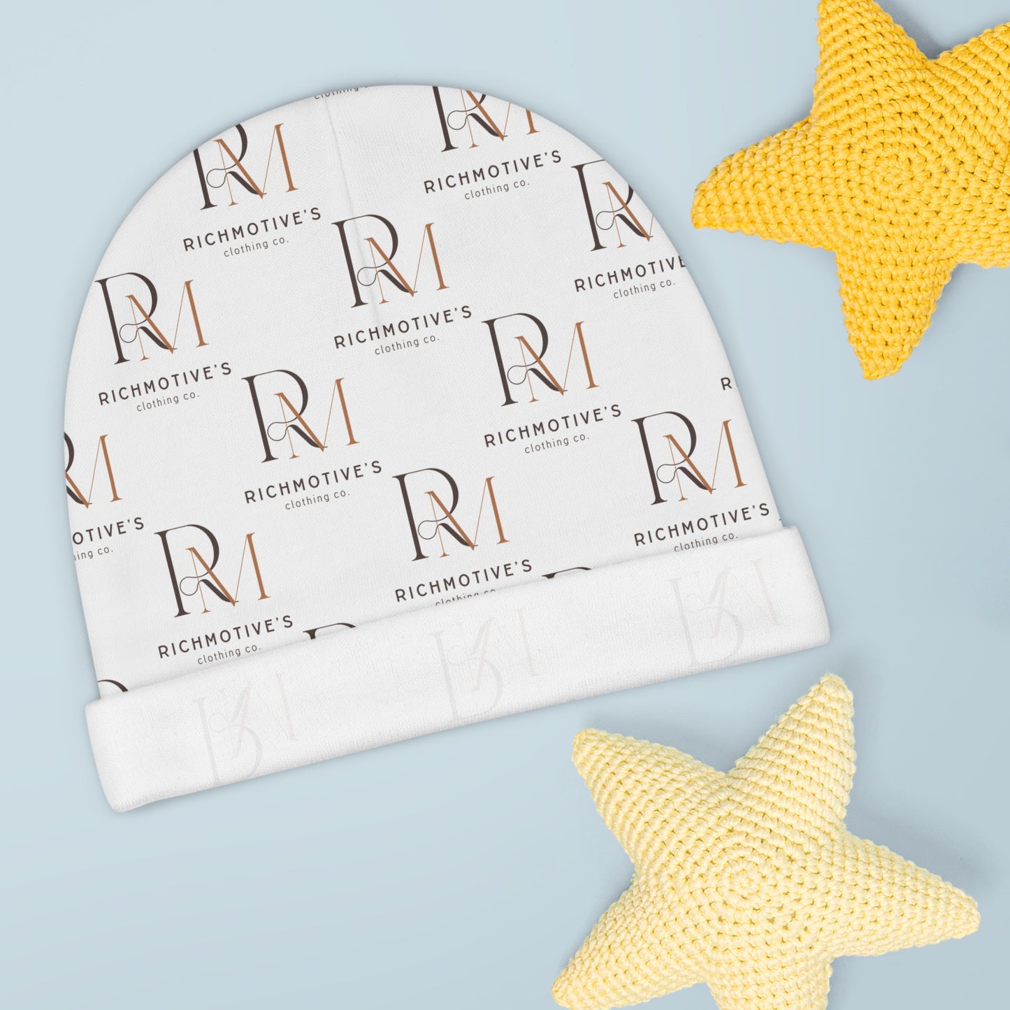 Stylish Baby Beanie with Richmotive's Logo - Perfect for Newborns & Gifts