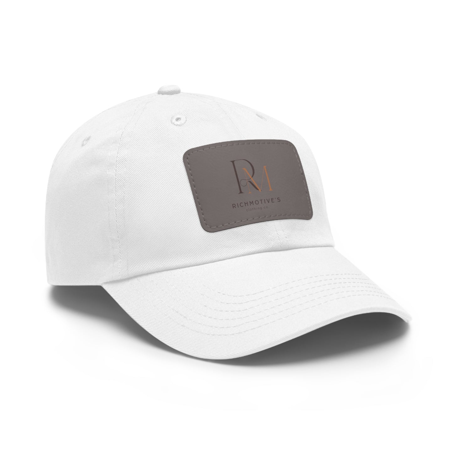 Stylish Dad Hat with Leather Patch - Rich Motives