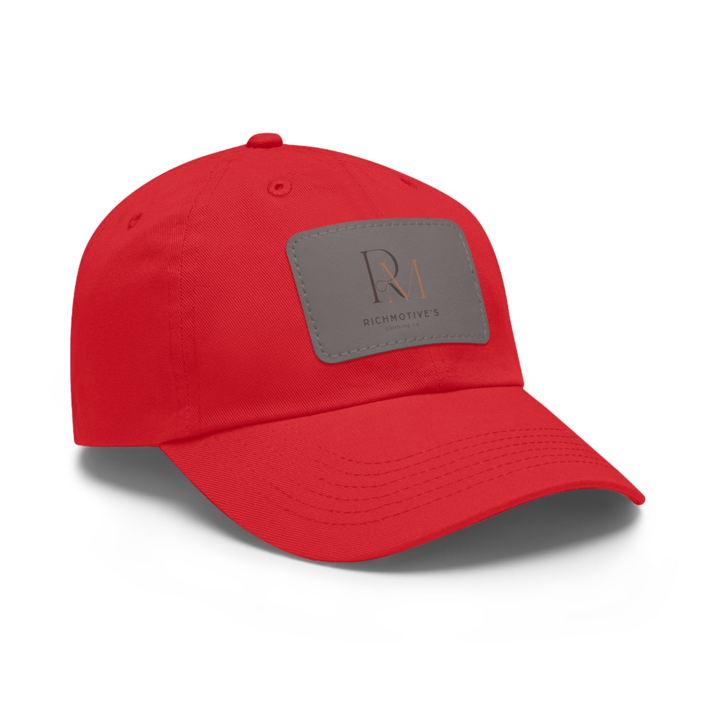 Stylish Dad Hat with Leather Patch - Rich Motives