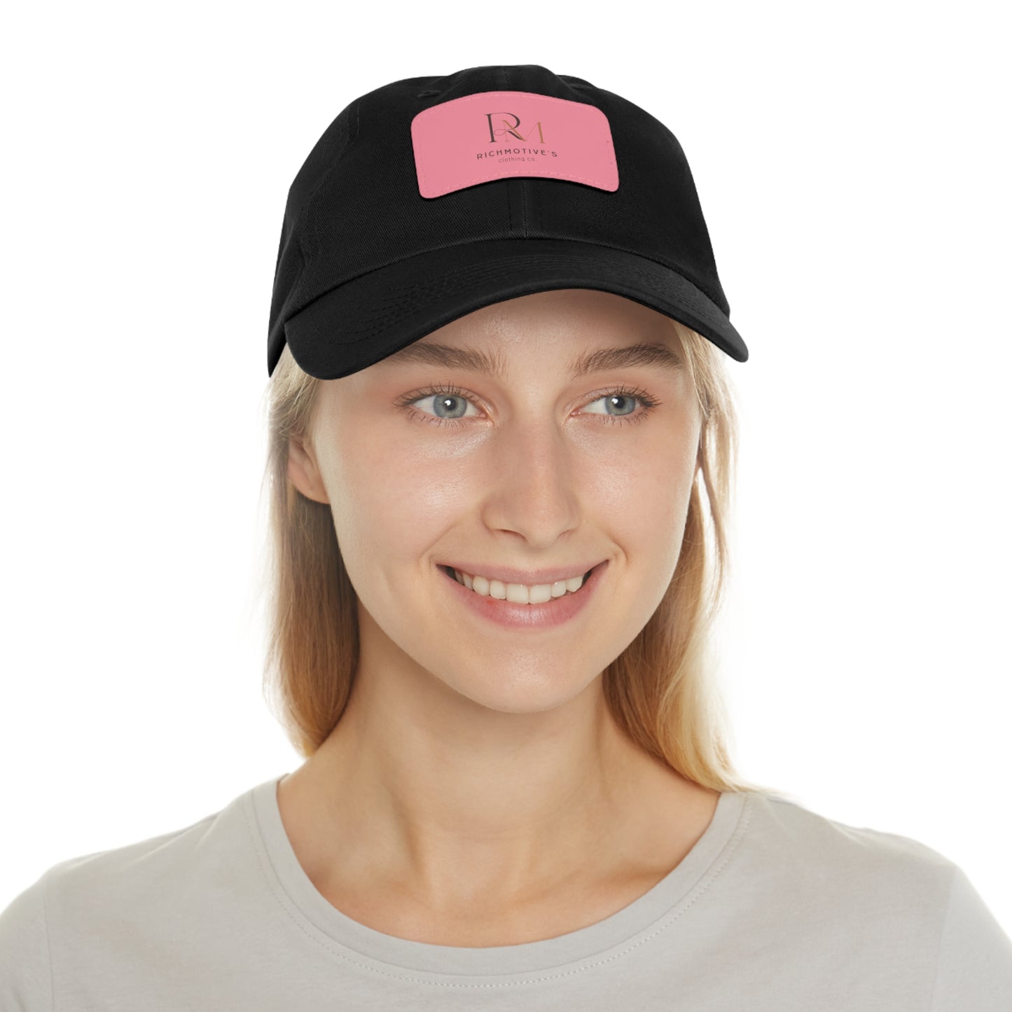 Stylish Dad Hat with Leather Patch - Rich Motives