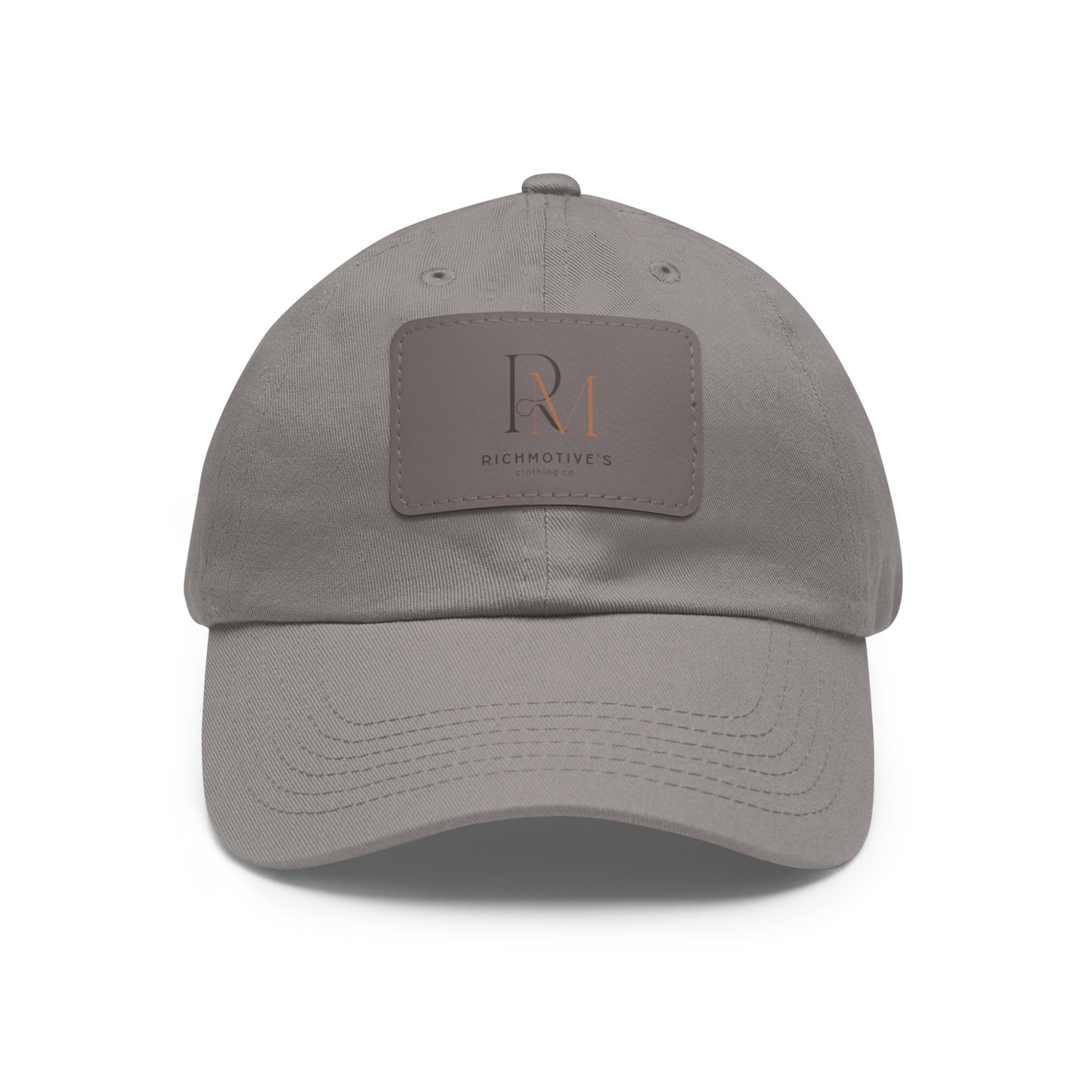 Stylish Dad Hat with Leather Patch - Rich Motives