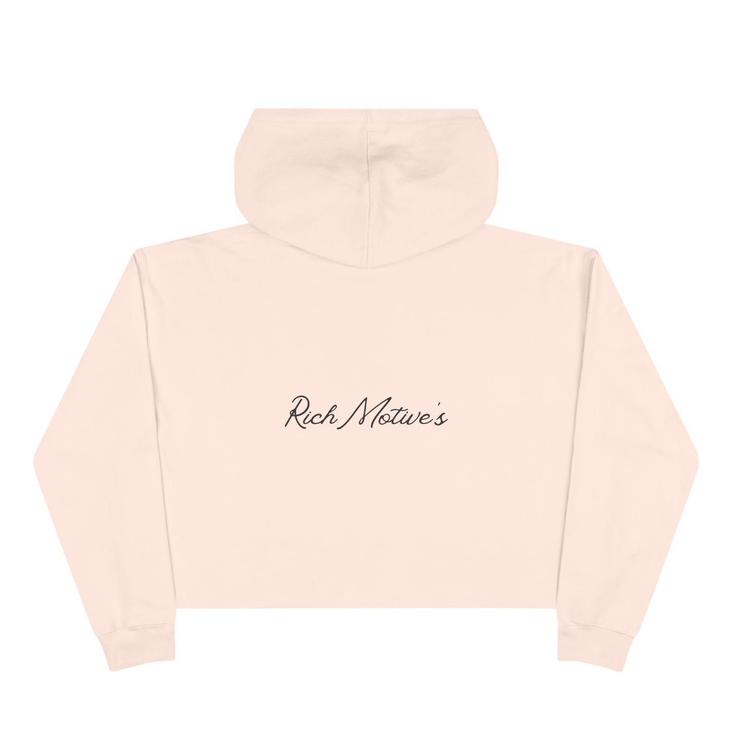 Rich Motive's Artistic Crop Hoodie - Stylish, Casual & Unique