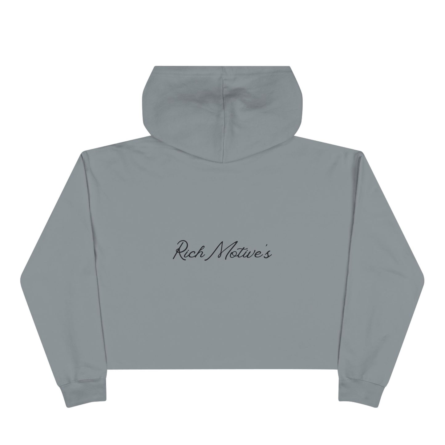 Rich Motive's Artistic Crop Hoodie - Stylish, Casual & Unique